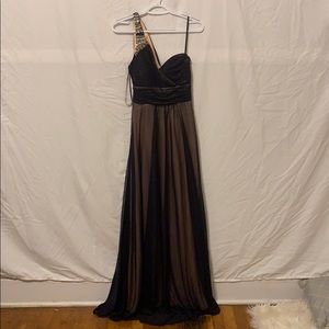 Dark blue formal dress
